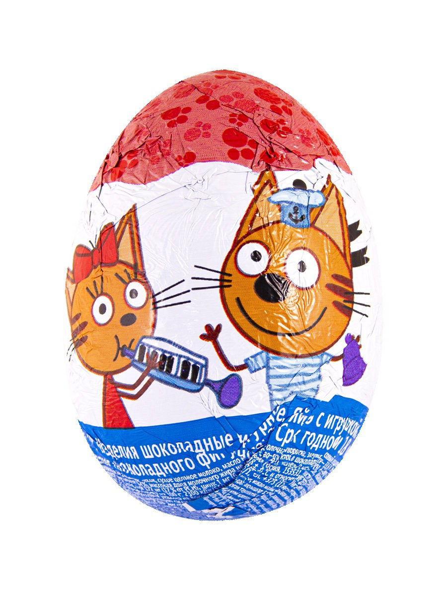 Шоколадное яйцо "Три Кота"